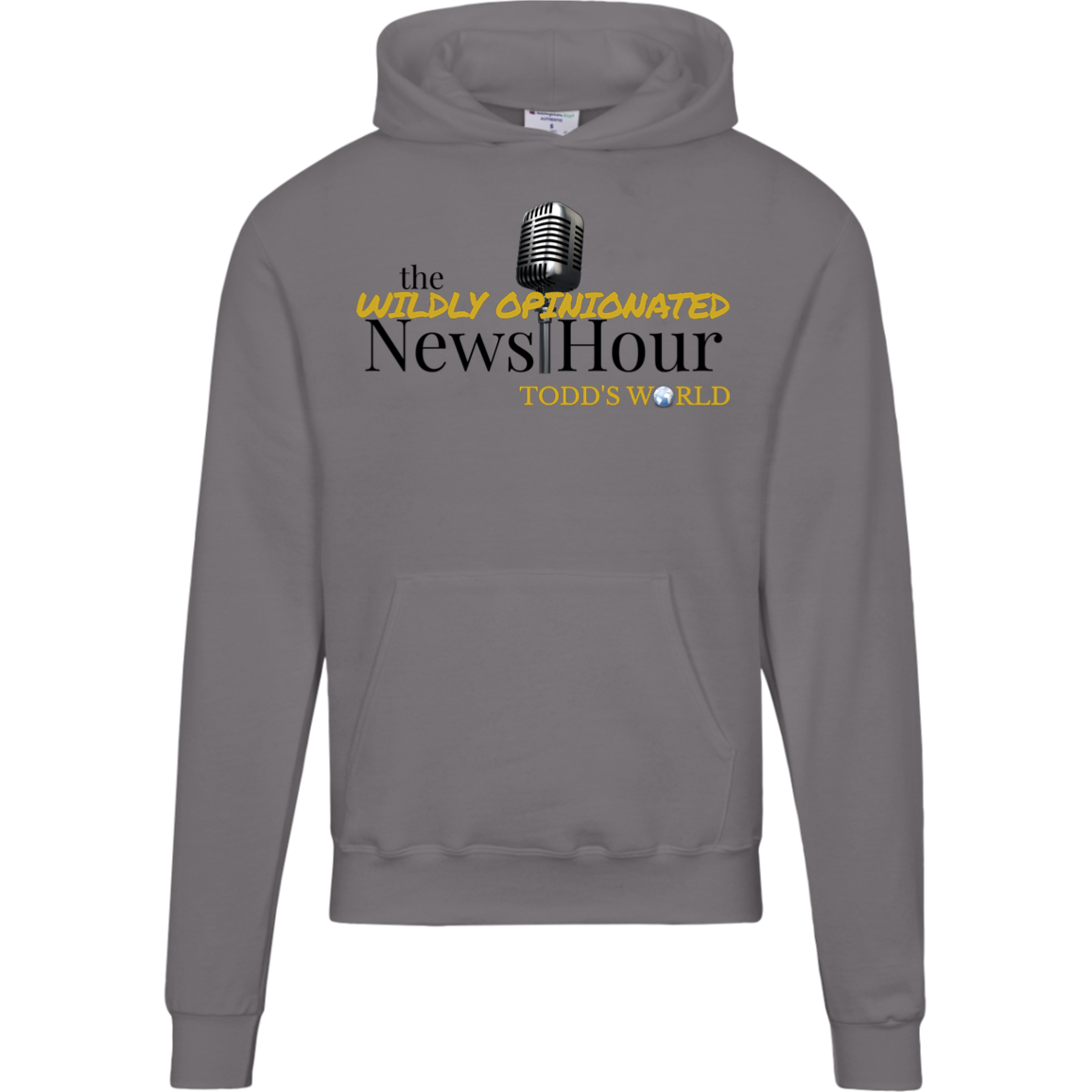 News Hour Champion Mens Powerblend Hoodie