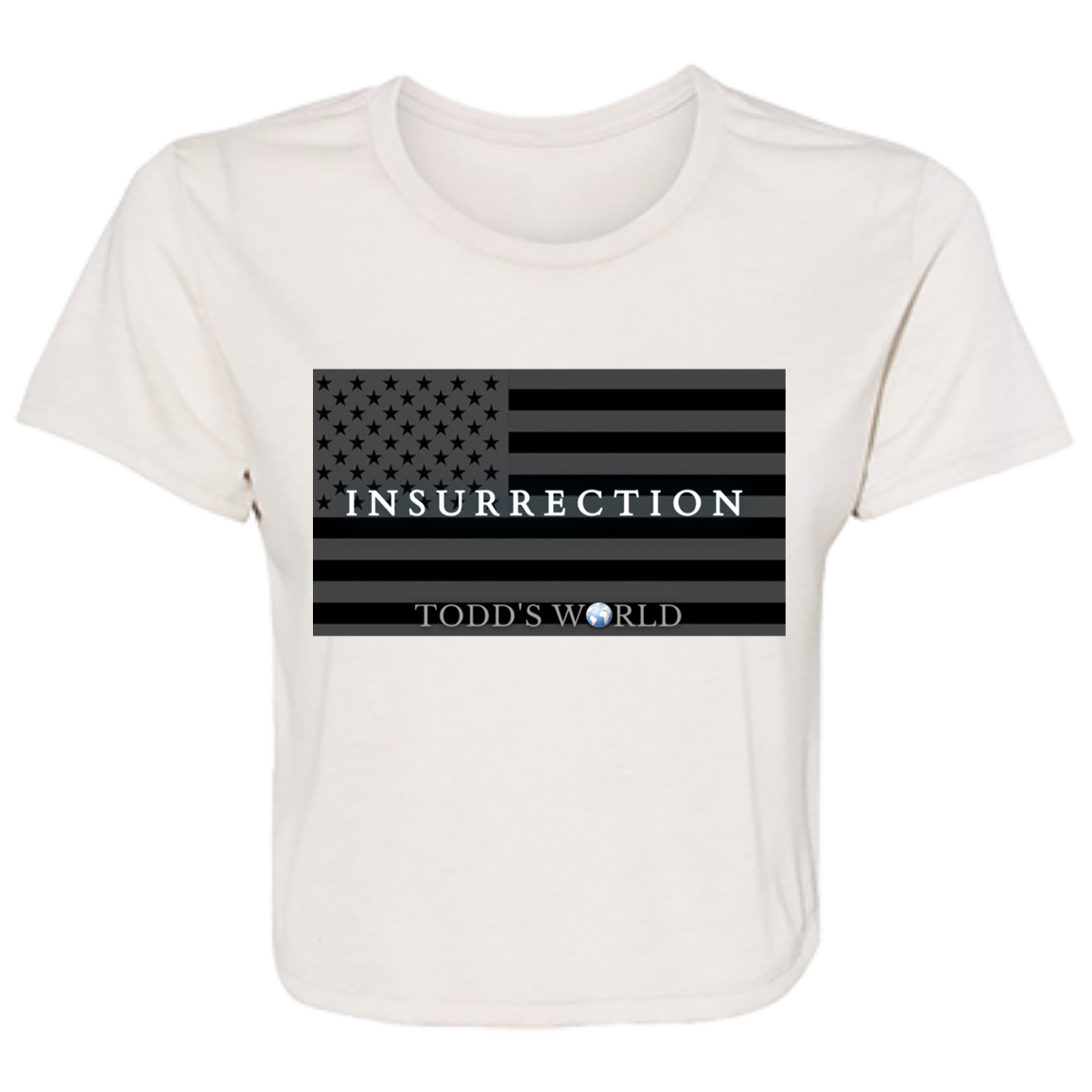 INSURRECTION Ladies' Flowy Cropped Tee