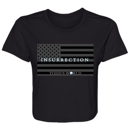 INSURRECTION Ladies' Flowy Cropped Tee