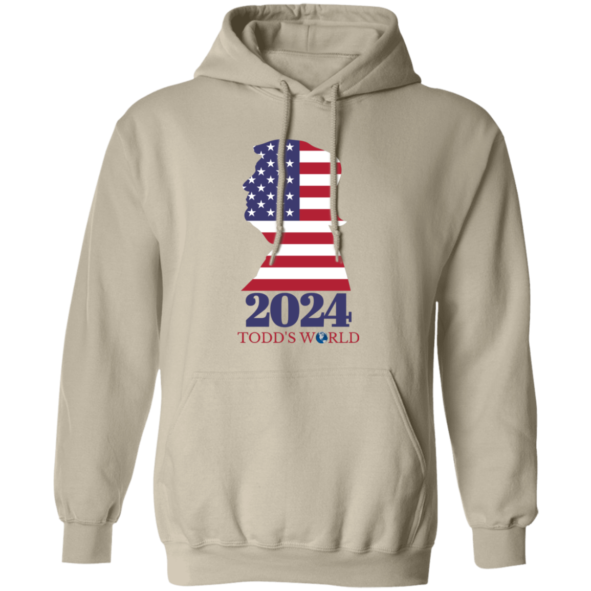 TRUMP Flag Profile Pullover Hoodie