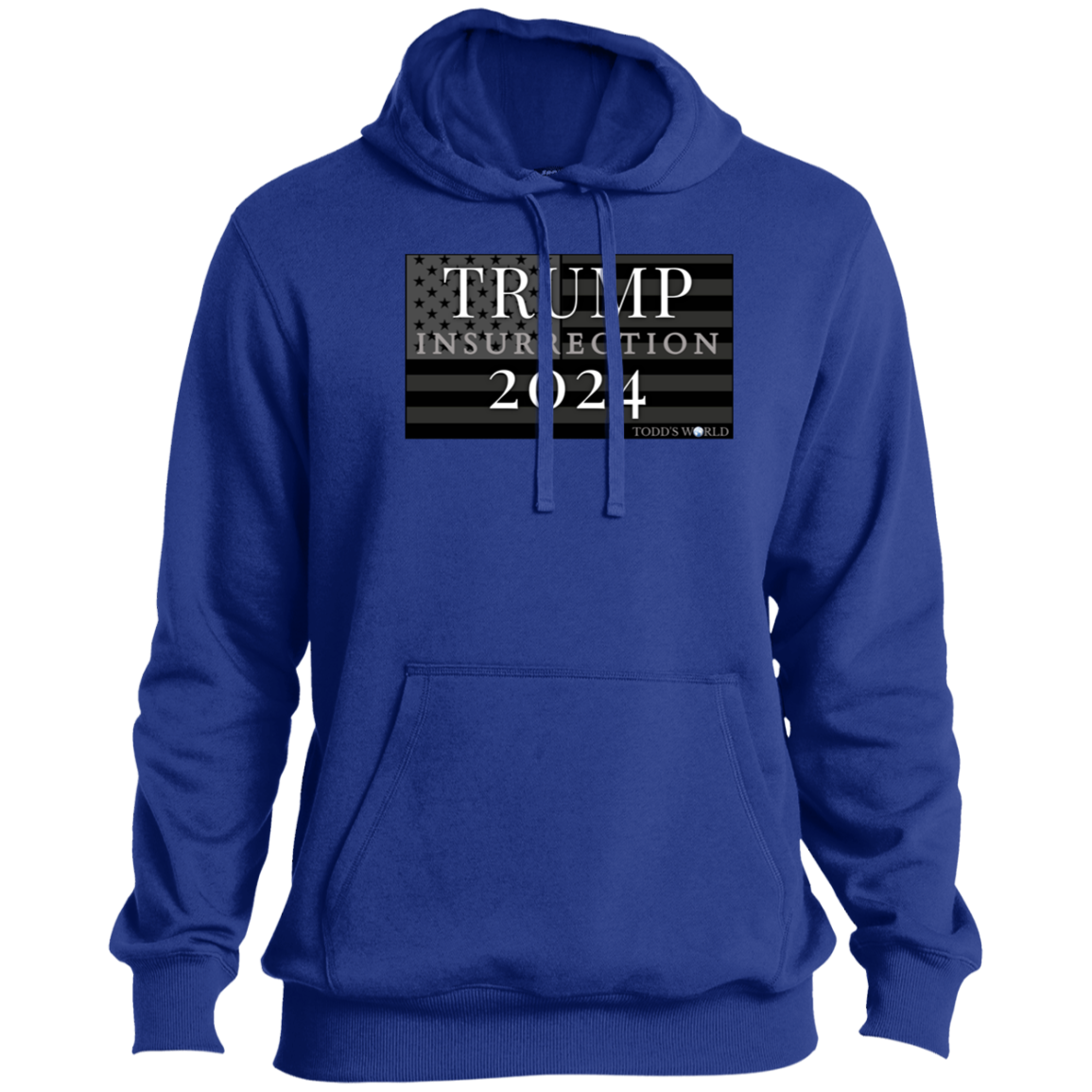 Trump 2024 Insurrection Tall Pullover Hoodie