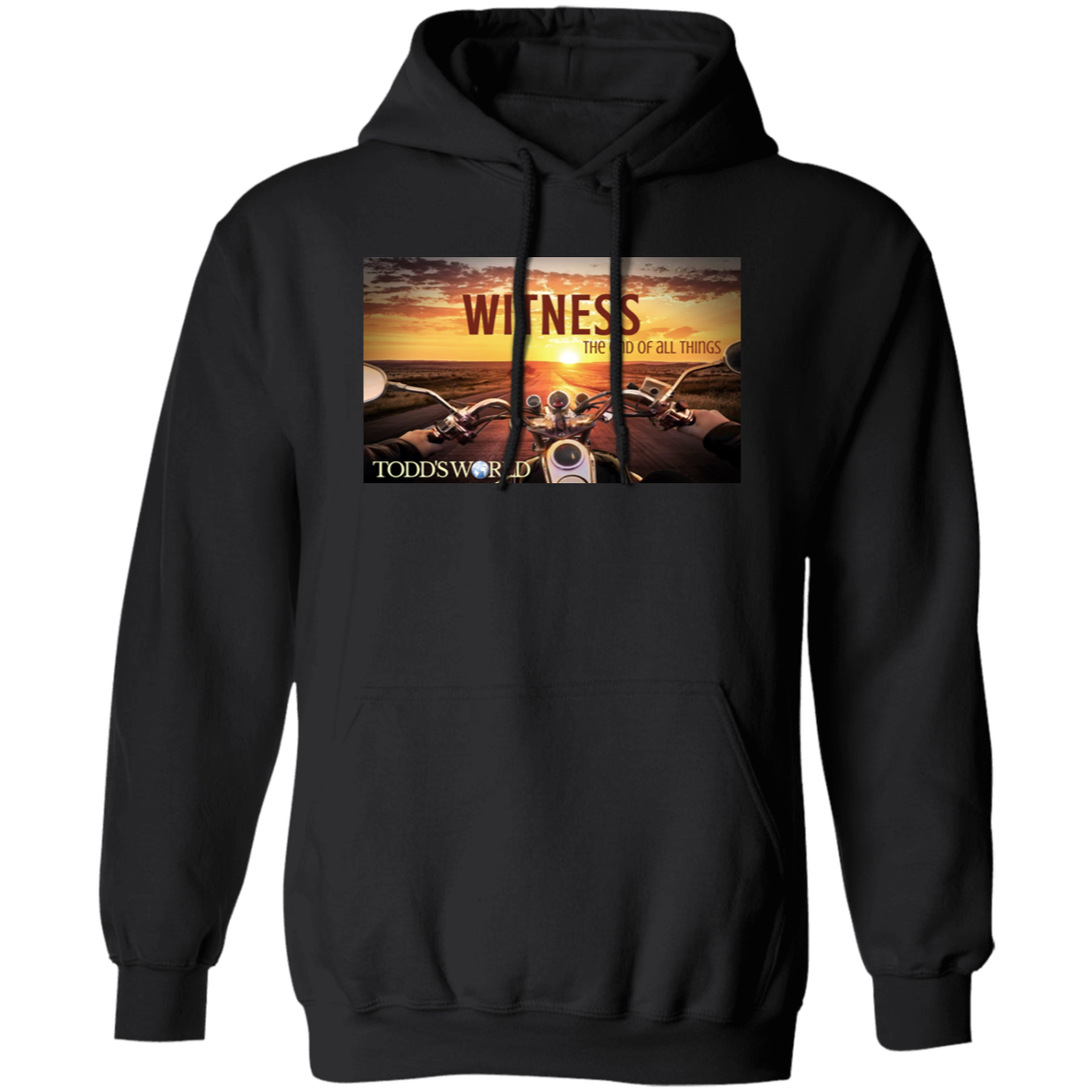 Witness Motorcycle Sunset Pullover Hoodie