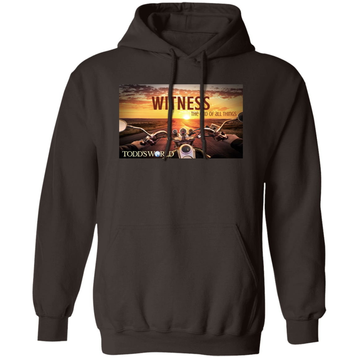 Witness Motorcycle Sunset Pullover Hoodie