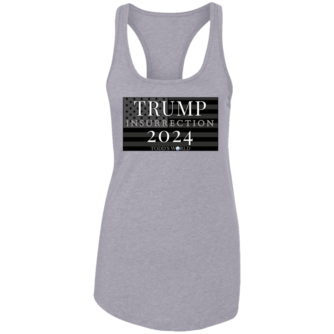 TRUMP 2024 insurrection Ladies Ideal Racerback Tank