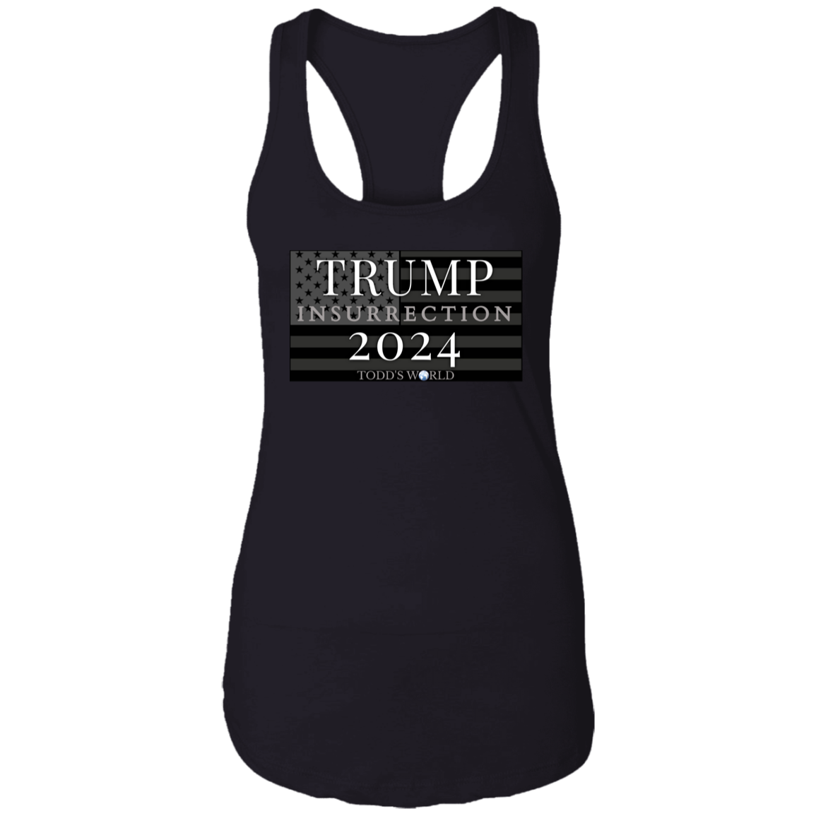 TRUMP 2024 insurrection Ladies Ideal Racerback Tank