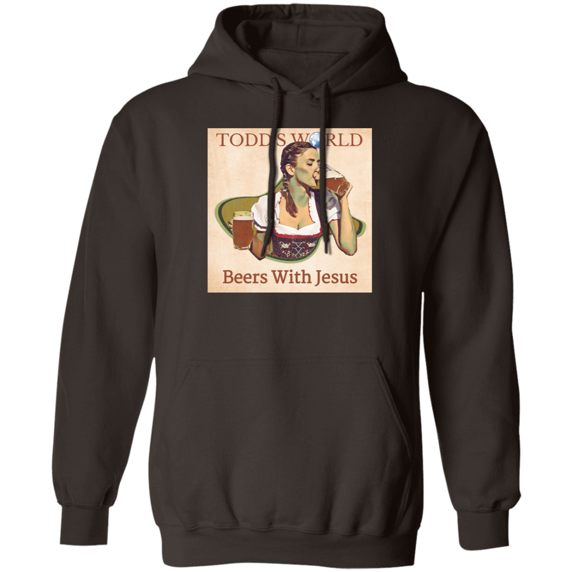 Beers With Jesus Pullover Hoodie