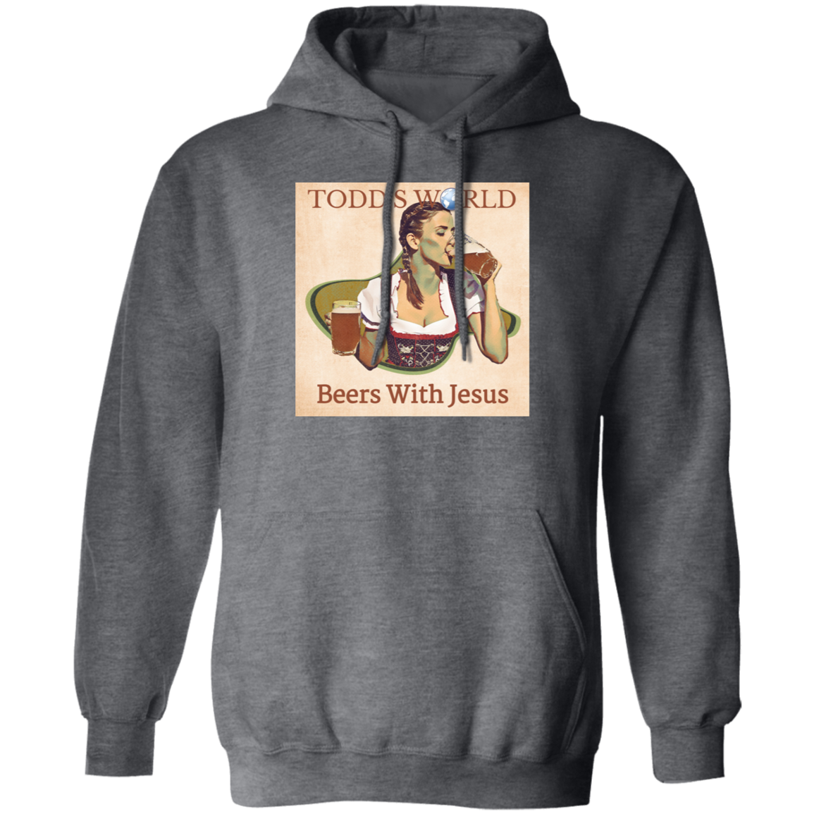 Beers With Jesus Pullover Hoodie