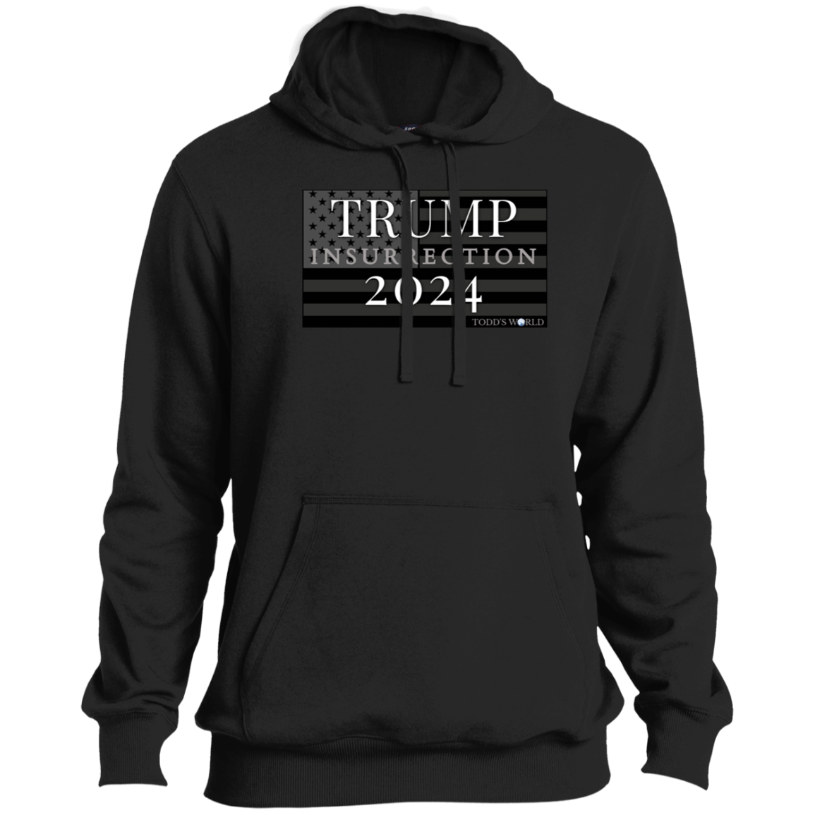 Trump 2024 Insurrection Tall Pullover Hoodie