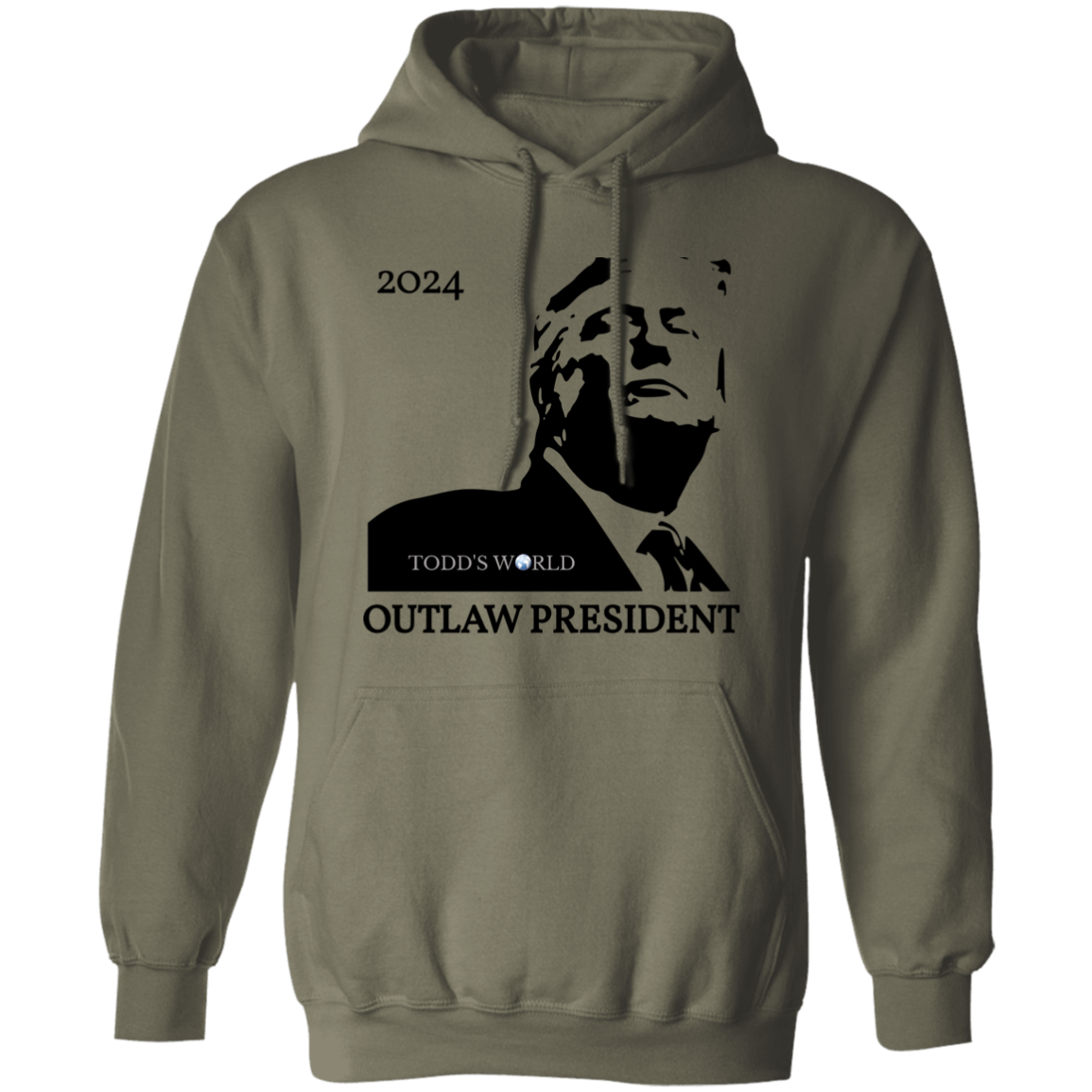 Outlaw President Pullover Hoodie