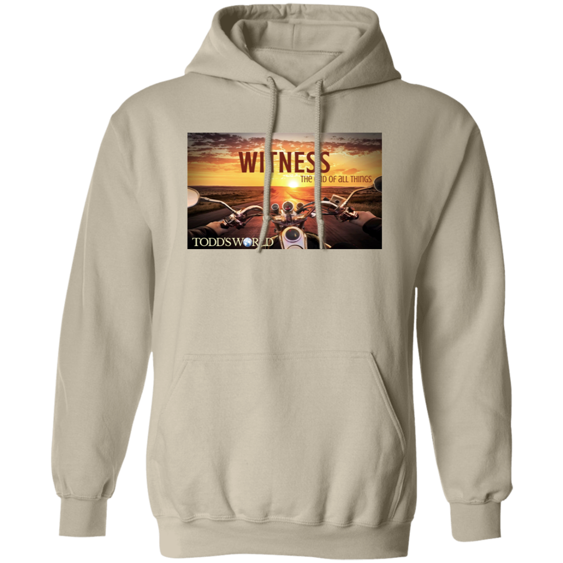 Witness Motorcycle Sunset Pullover Hoodie