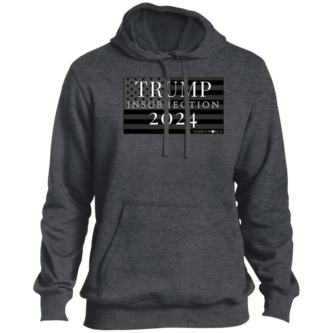 Trump 2024 Insurrection Tall Pullover Hoodie