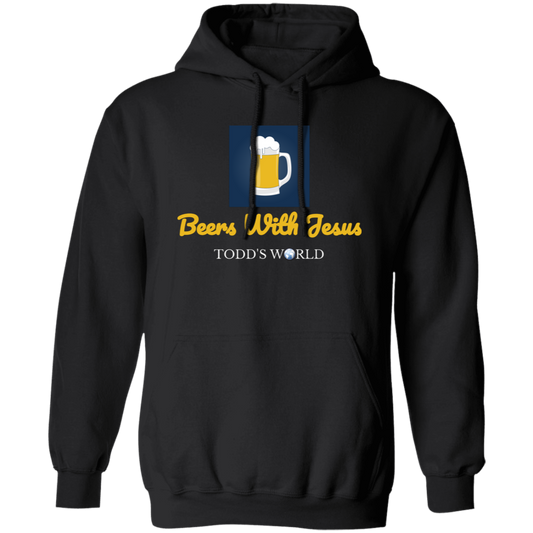Beers With Jesus Gildan Pullover Hoodie