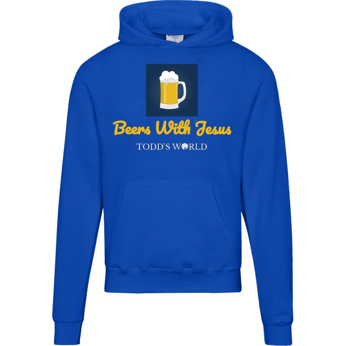 Beers With Jesus Champion Mens Powerblend Hoodie