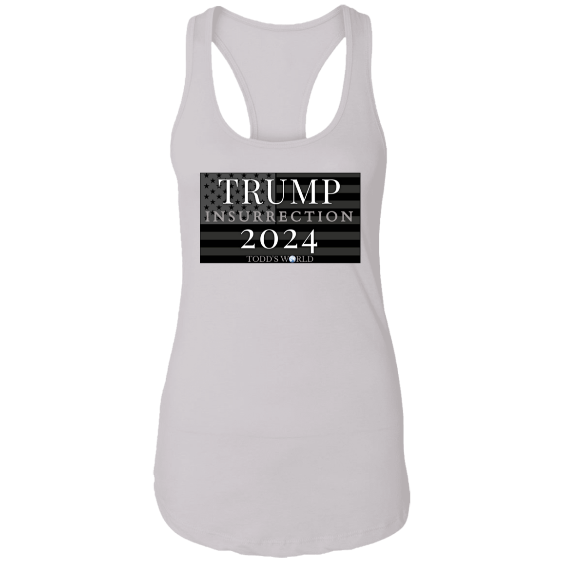 TRUMP 2024 insurrection Ladies Ideal Racerback Tank