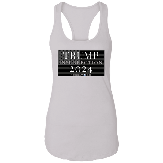 TRUMP 2024 insurrection Ladies Ideal Racerback Tank