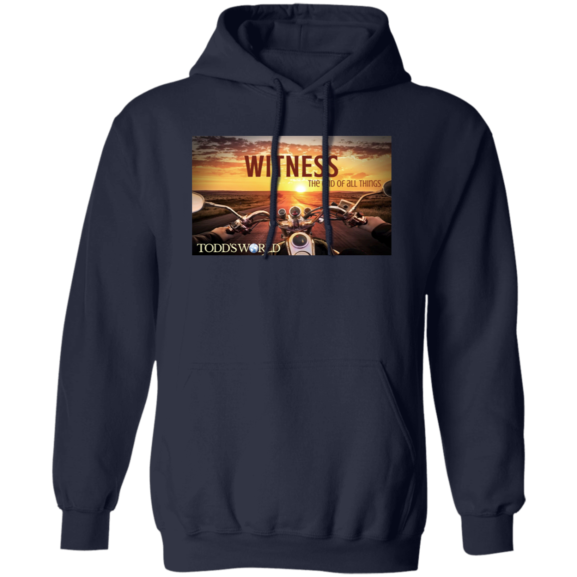 Witness Motorcycle Sunset Pullover Hoodie