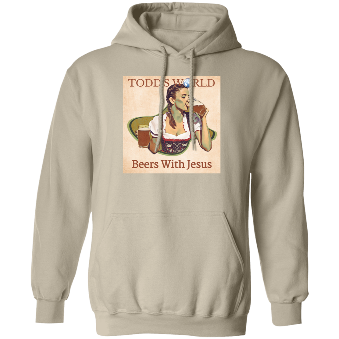 Beers With Jesus Pullover Hoodie