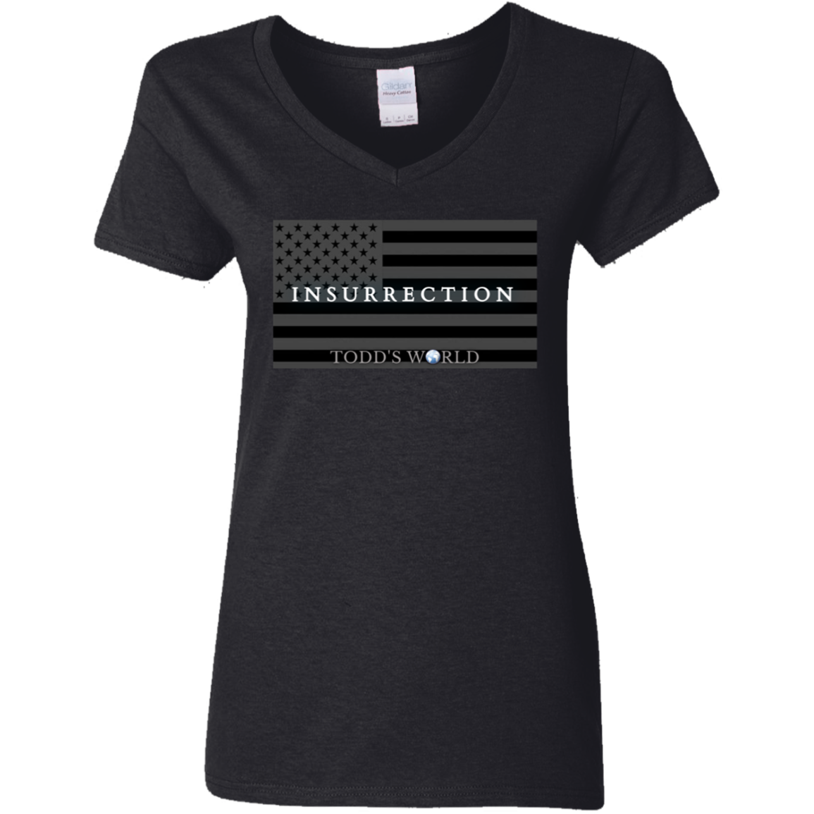 INSURRECTION Ladies' 5.3 oz. V-Neck T-Shirt