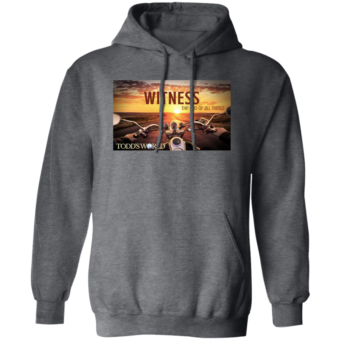 Witness Motorcycle Sunset Pullover Hoodie