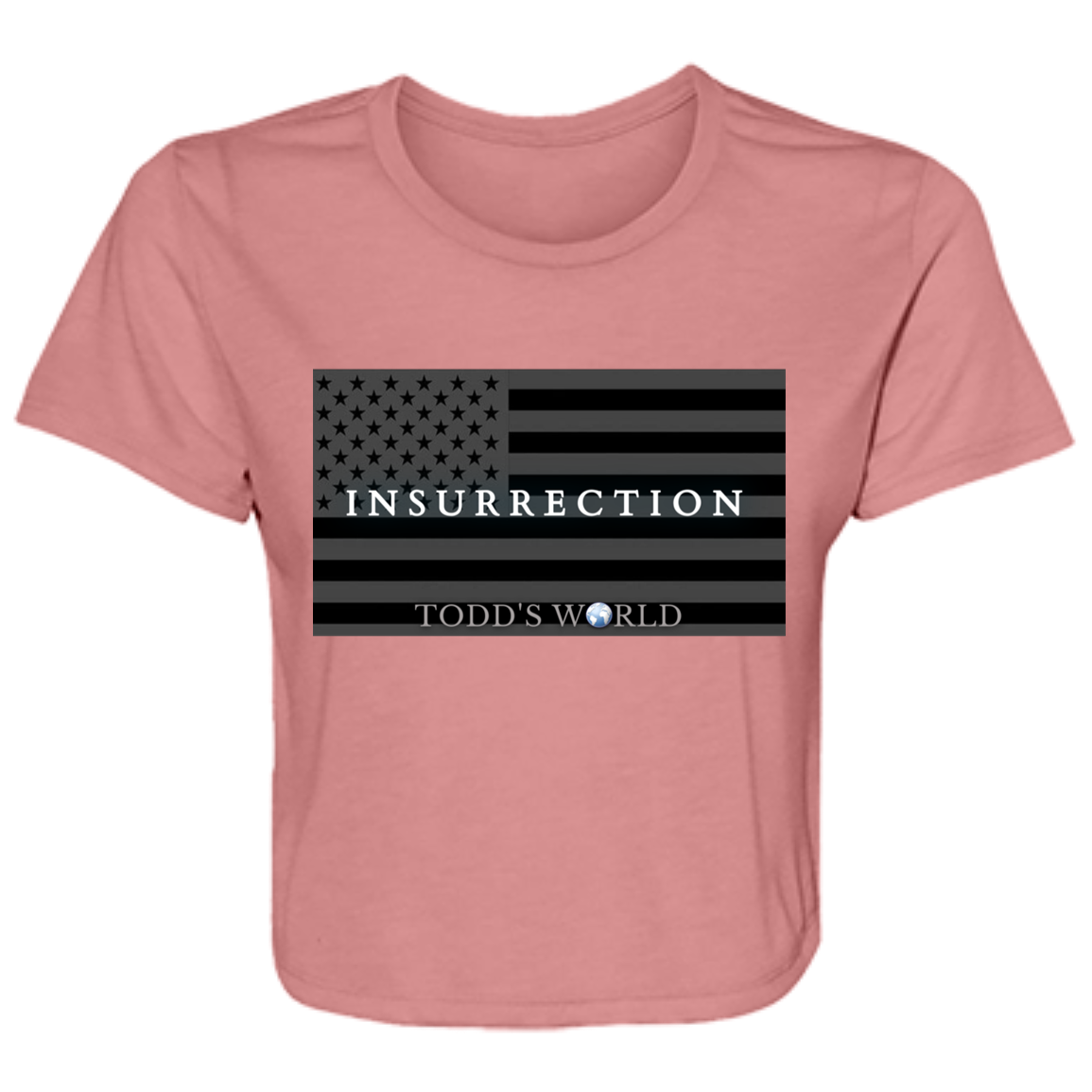 INSURRECTION Ladies' Flowy Cropped Tee