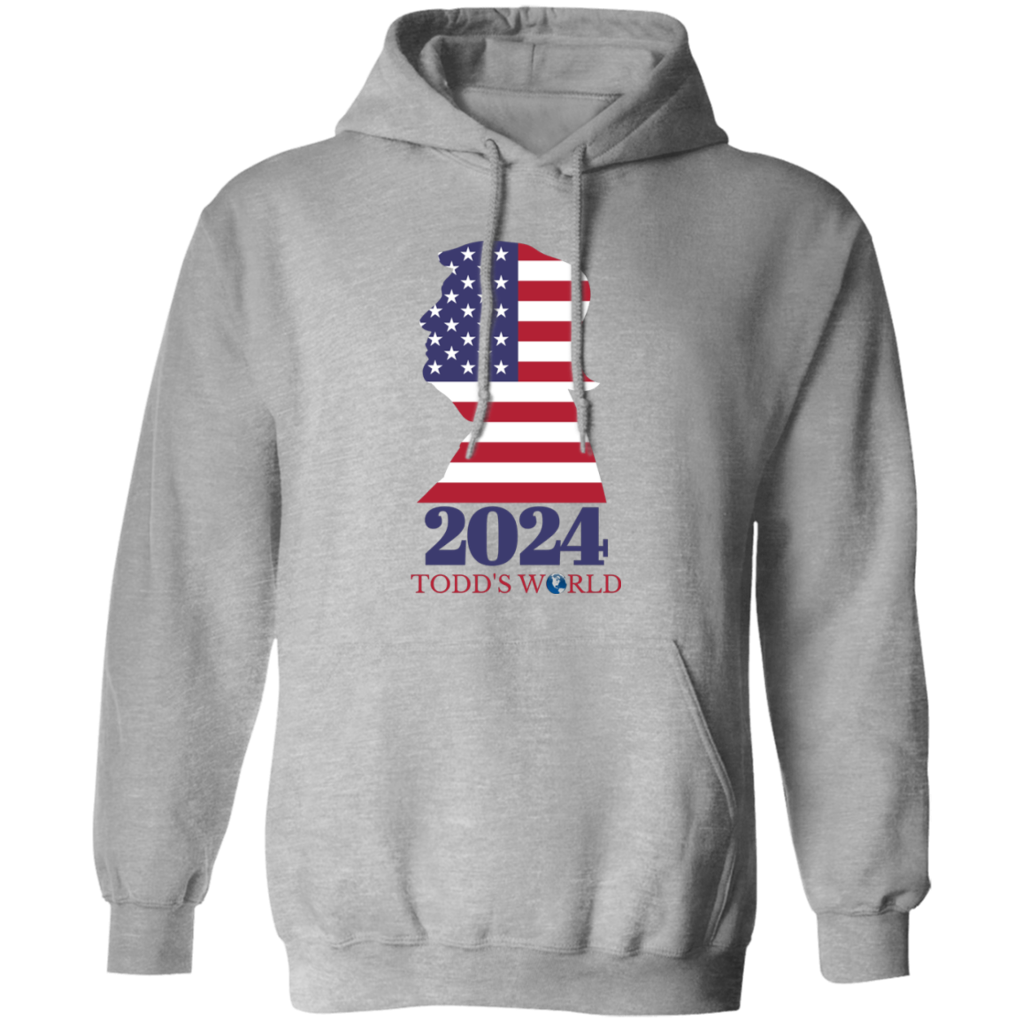 TRUMP Flag Profile Pullover Hoodie