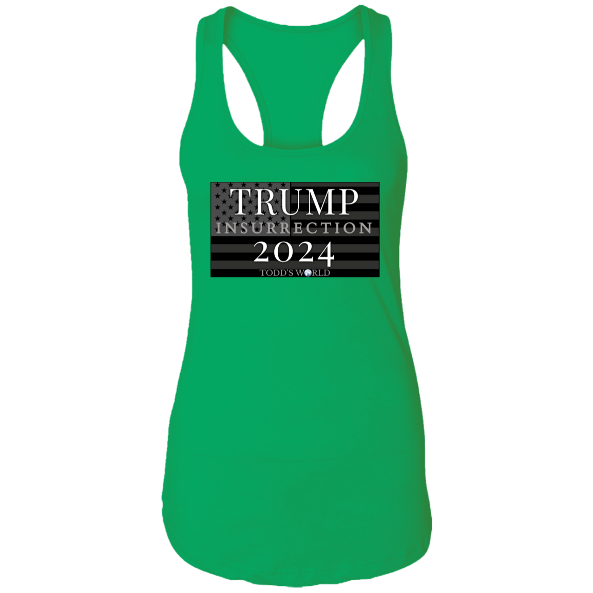 TRUMP 2024 insurrection Ladies Ideal Racerback Tank